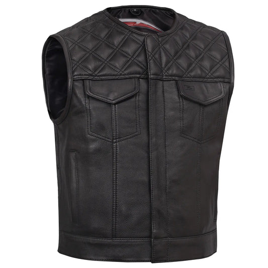 Emberline Drifter - Men’s Leather Motorcycle Vest
