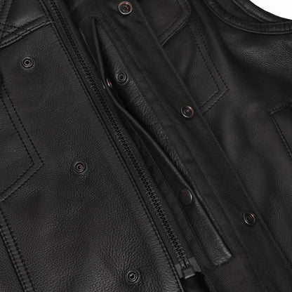 Emberline Drifter - Men’s Leather Motorcycle Vest