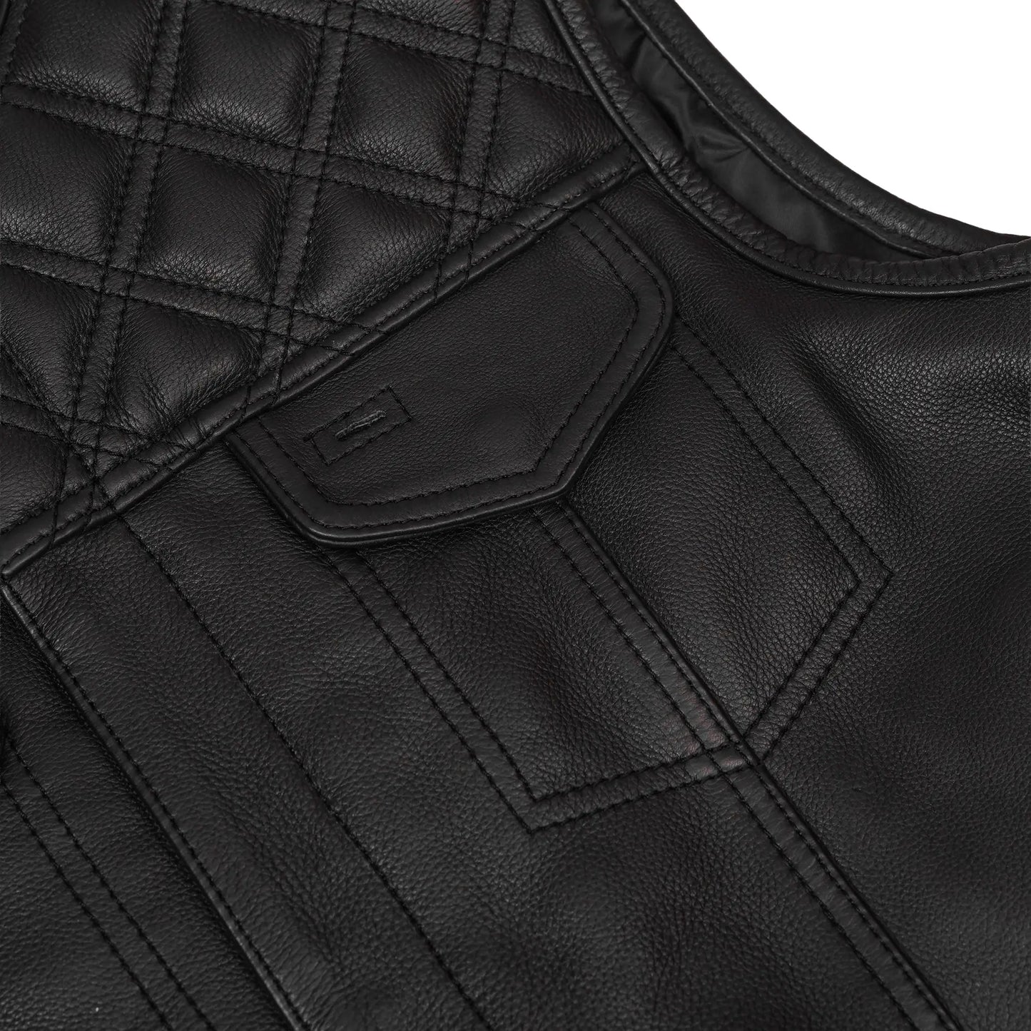 Emberline Drifter - Men’s Leather Motorcycle Vest