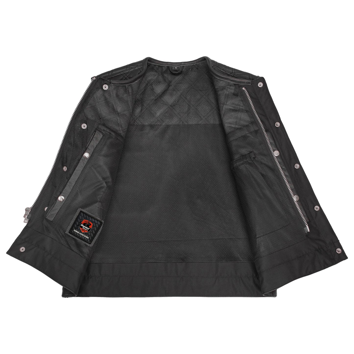 Clubhouse Men's Motorcycle Leather Vest