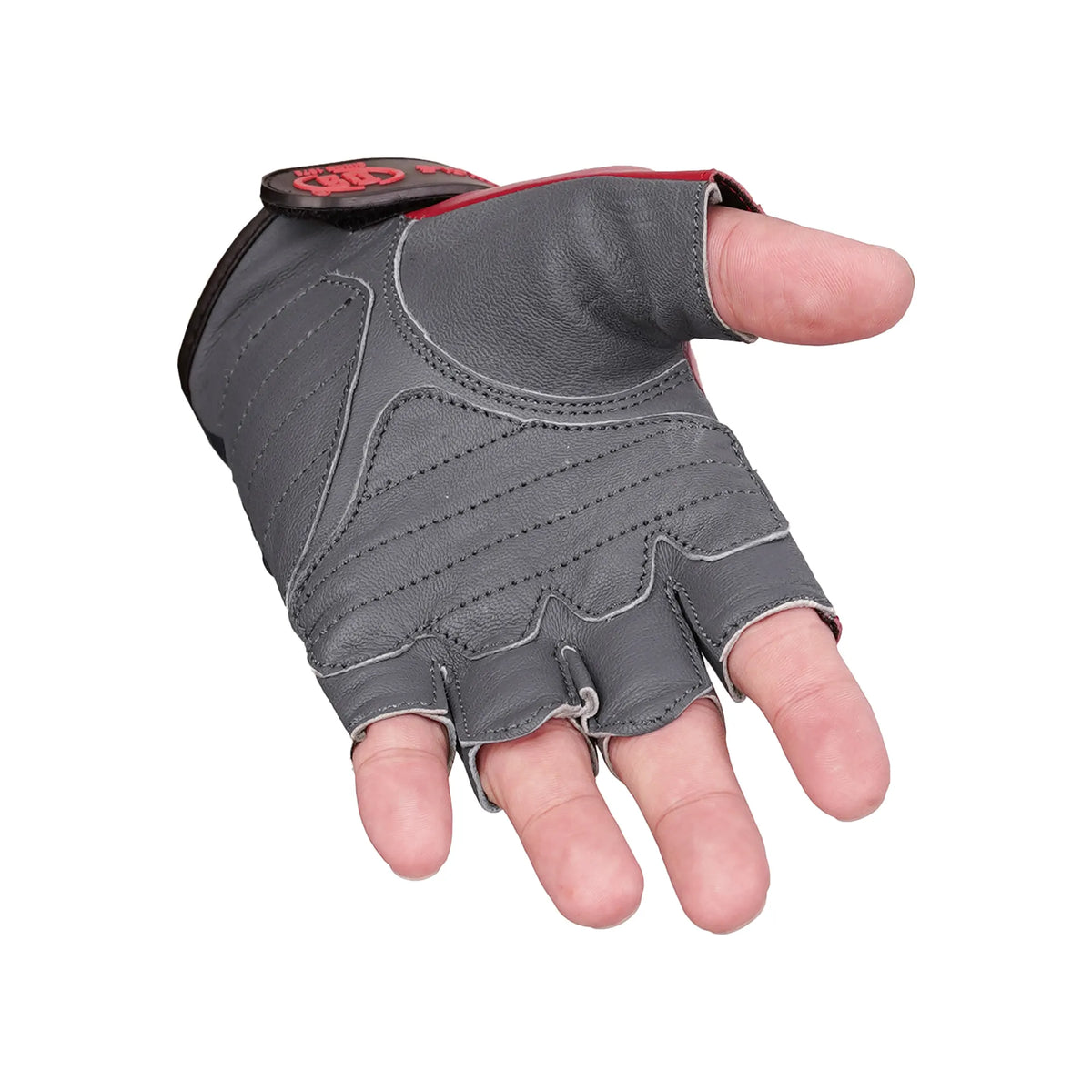 Freedom - Men's Leather Motorcycle Fingerless Gloveseedom
