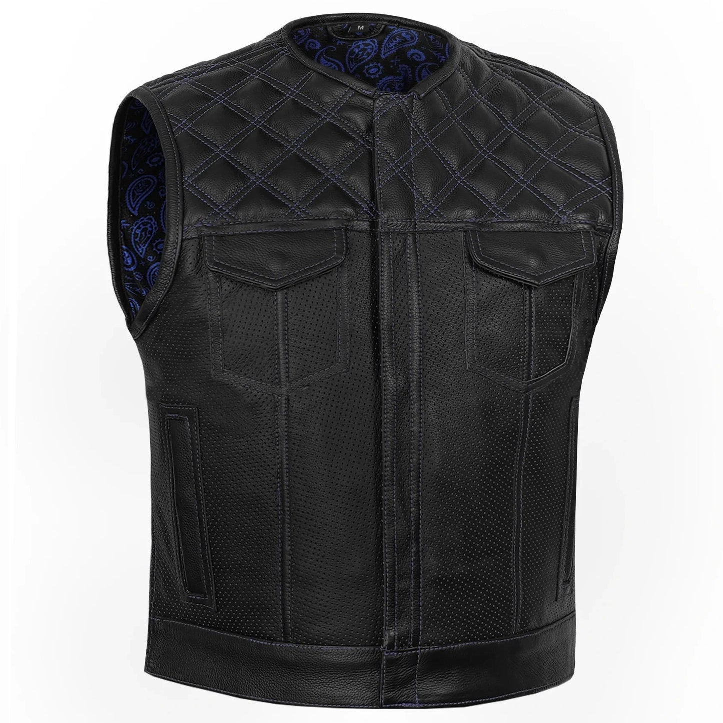 Blackstone - Men’s Leather Motorcycle Vest