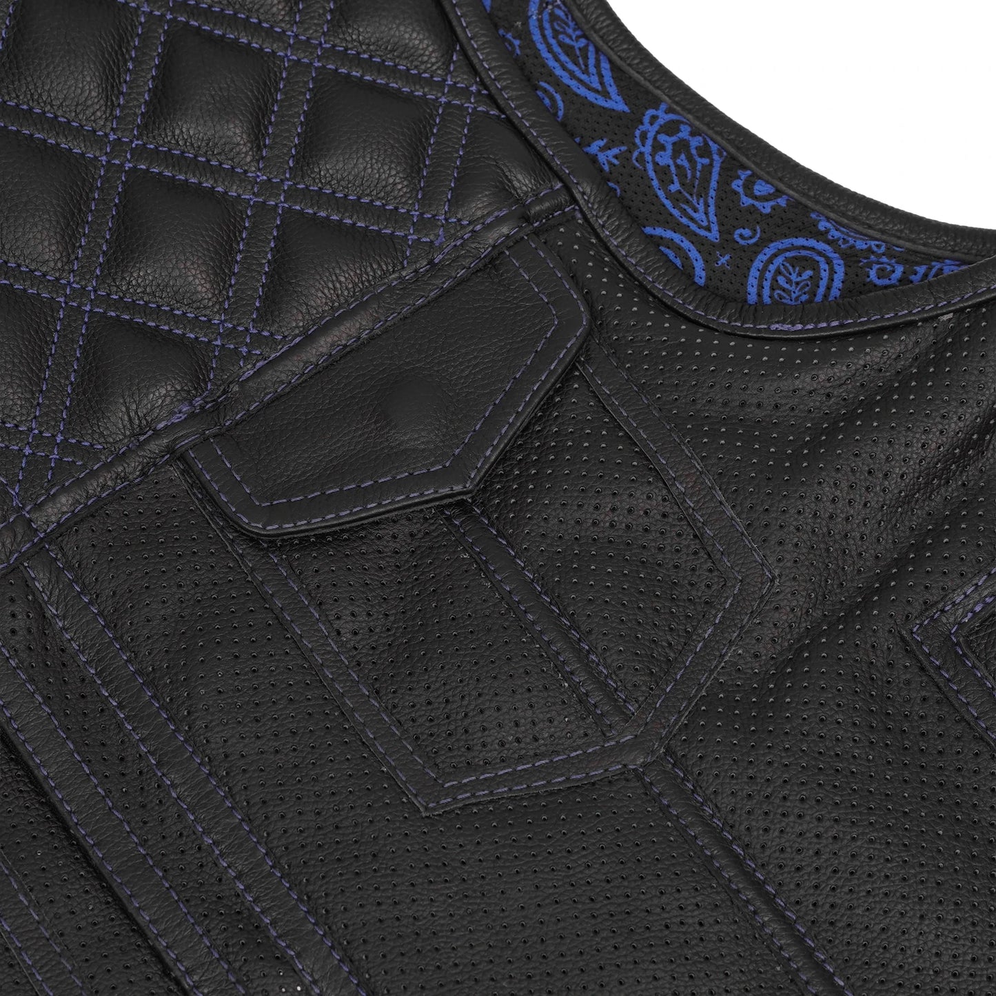 Blackstone - Men’s Leather Motorcycle Vest