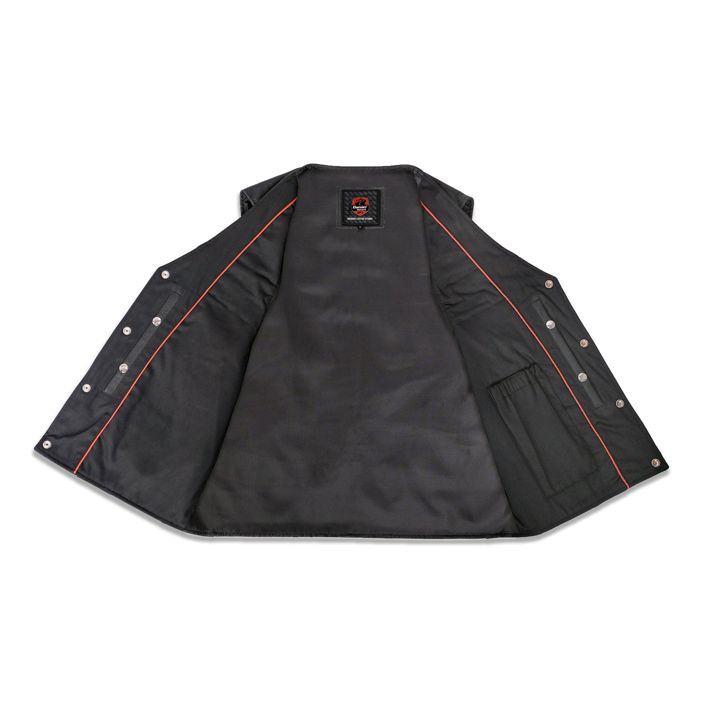 DS125 Men's Single Back Panel Concealed Carry Vest (Buffalo Nickel He