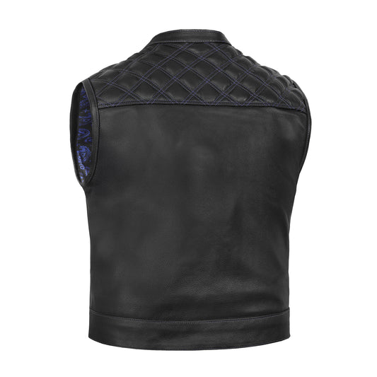 Django - Men’s Lowcut Motorcycle Leather Vest
