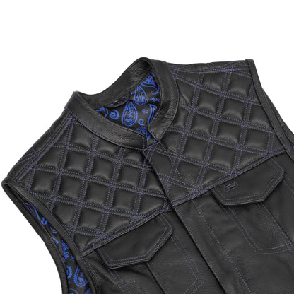 Django - Men’s Motorcycle Leather Vest