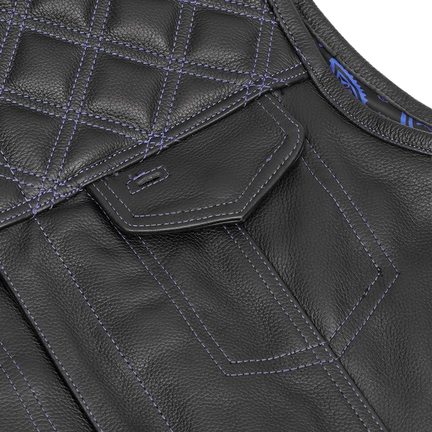 Darkpulse - Men’s Leather Motorcycle Vest