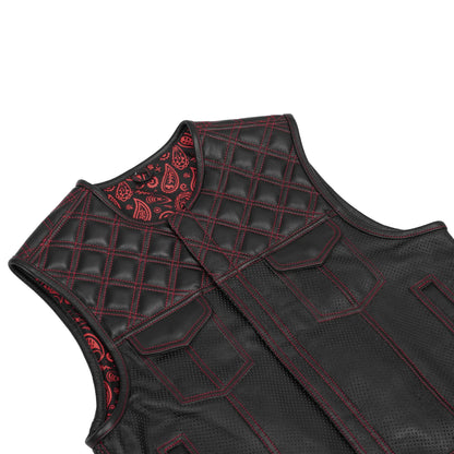 Predator - Men’s Motorcycle Leather Vest