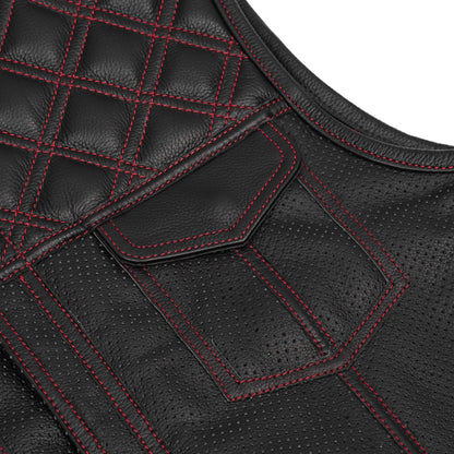 Predator - Men’s Motorcycle Leather Vest