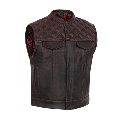 Warlord - Men’s Leather Motorcycle Vest