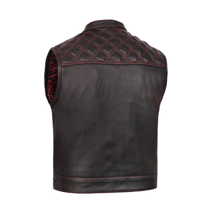 Warlord - Men’s Leather Motorcycle Vest
