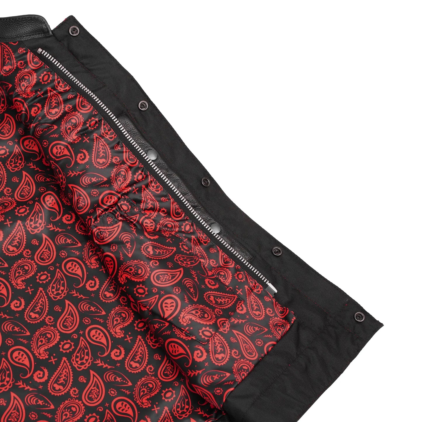 Hellfire - Men's Lowside Style Leather Motorcycle Vest