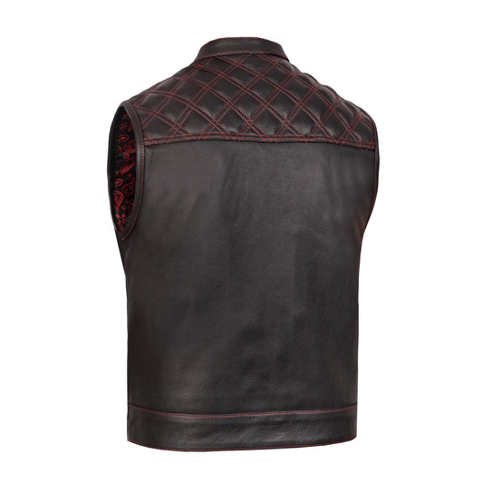 Hellfire - Men's Style Leather Motorcycle Vest