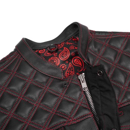 Hellfire - Men's Lowside Style Leather Motorcycle Vest