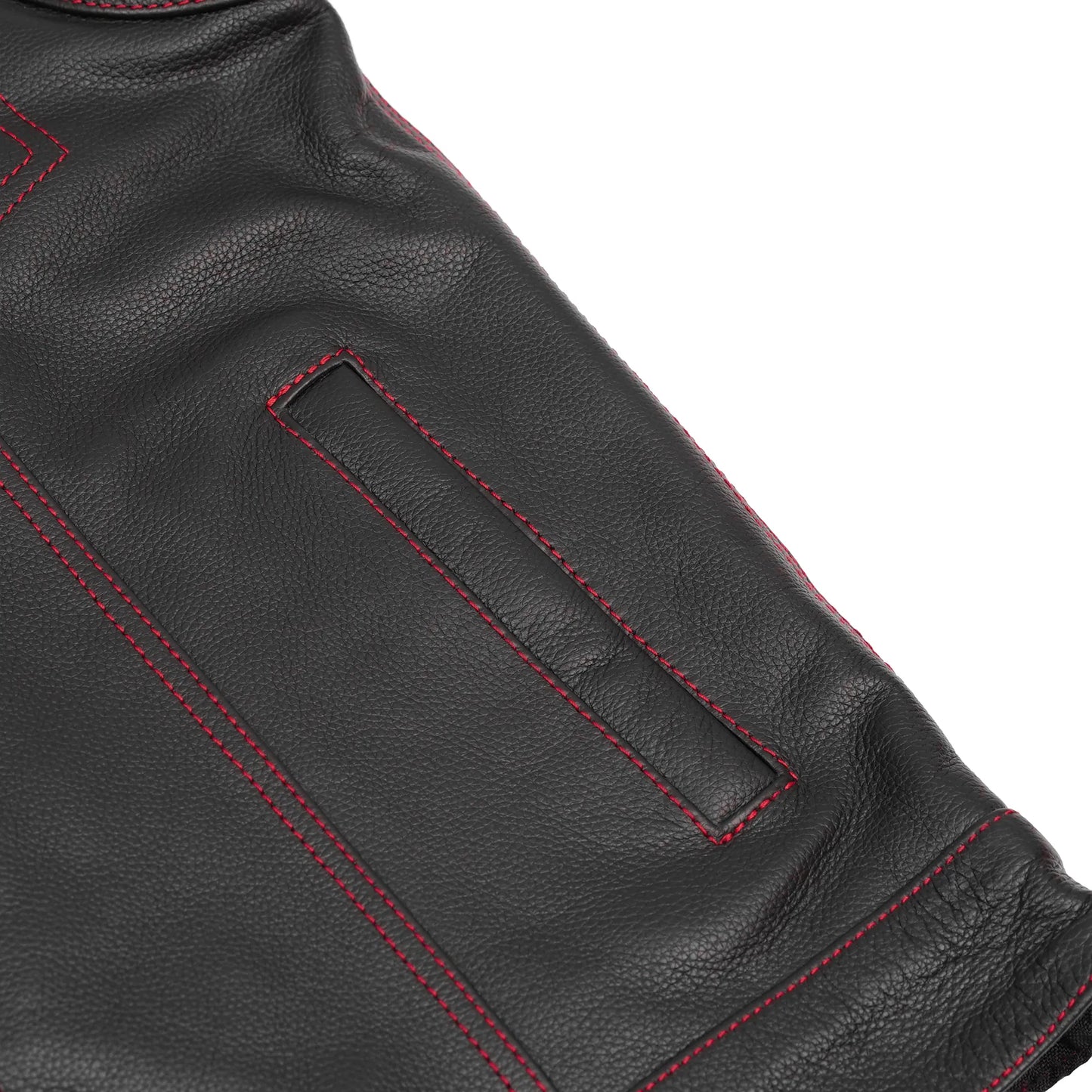 Hellfire - Men's Lowside Style Leather Motorcycle Vest