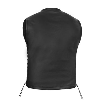 Reckoning - Men’s Leather Motorcycle Vest