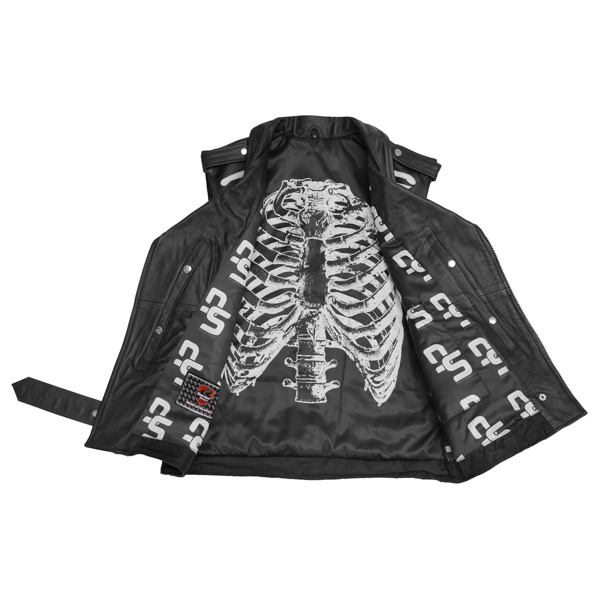 DeadFrame - Men’s Leather Motorcycle Vest