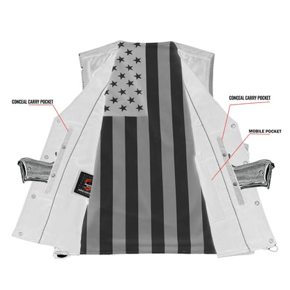 Honor™ Men's Motorcycle Leather Vest