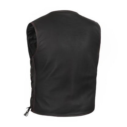 Honor™ Men's Motorcycle Leather Vest