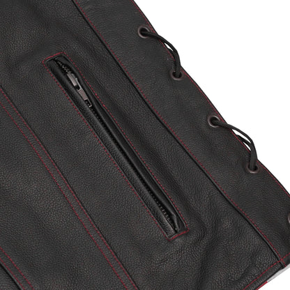 Honor™ Men's Motorcycle Leather Vest