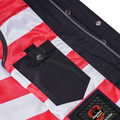 Valor Men's Motorcycle Leather Vest