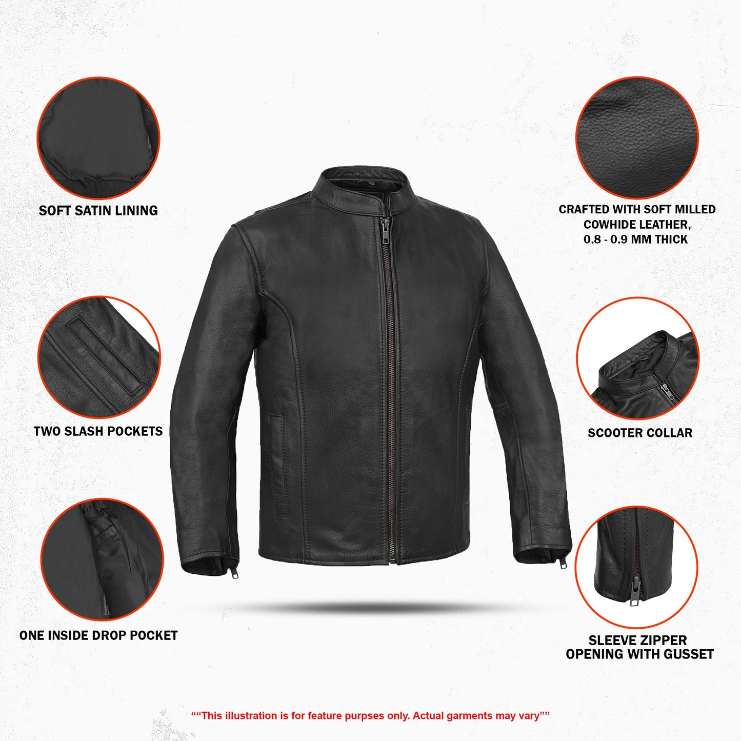 Rookie - Kids Leather Jacket