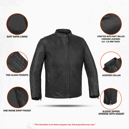 Rookie - Kids Leather Jacket