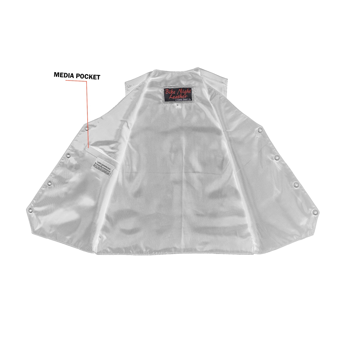 DS1725 Kids Traditional Style Plain Side Vest