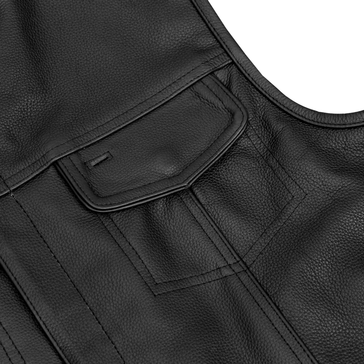 DS177 Upgraded Style Gun Pockets, Hidden #10" Black Metal Zipper, Side Zippers