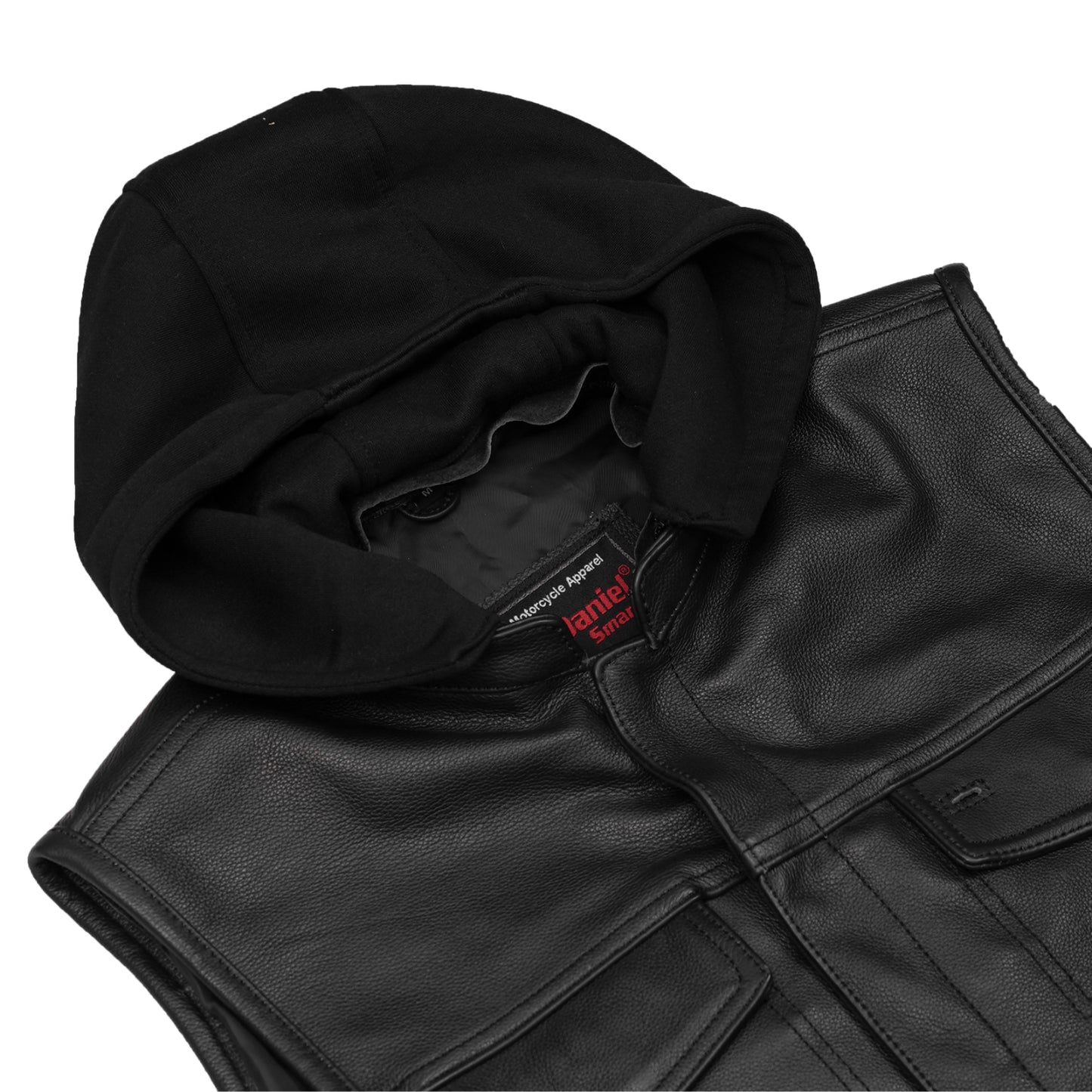DS182 Concealed Snaps, Premium Naked Cowhide, Removable Hood & Hidden