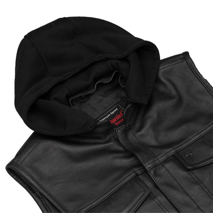 DS182 Concealed Snaps, Premium Naked Cowhide, Removable Hood & Hidden