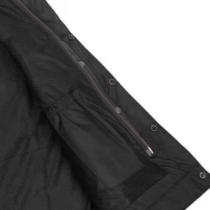Blackbird™ Perforated Men's Motorcycle Leather Vest