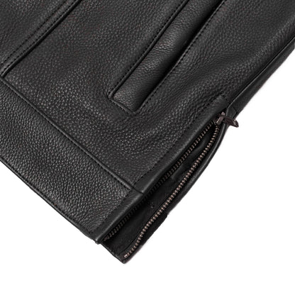 DS187 Upgraded Style Gun Pockets, Hidden Gun Metal Zipper, Bottom Sid