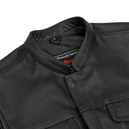 DS188 Upgraded Style Gun Pockets, Hidden 10'' Gun Metal Zipper, Side