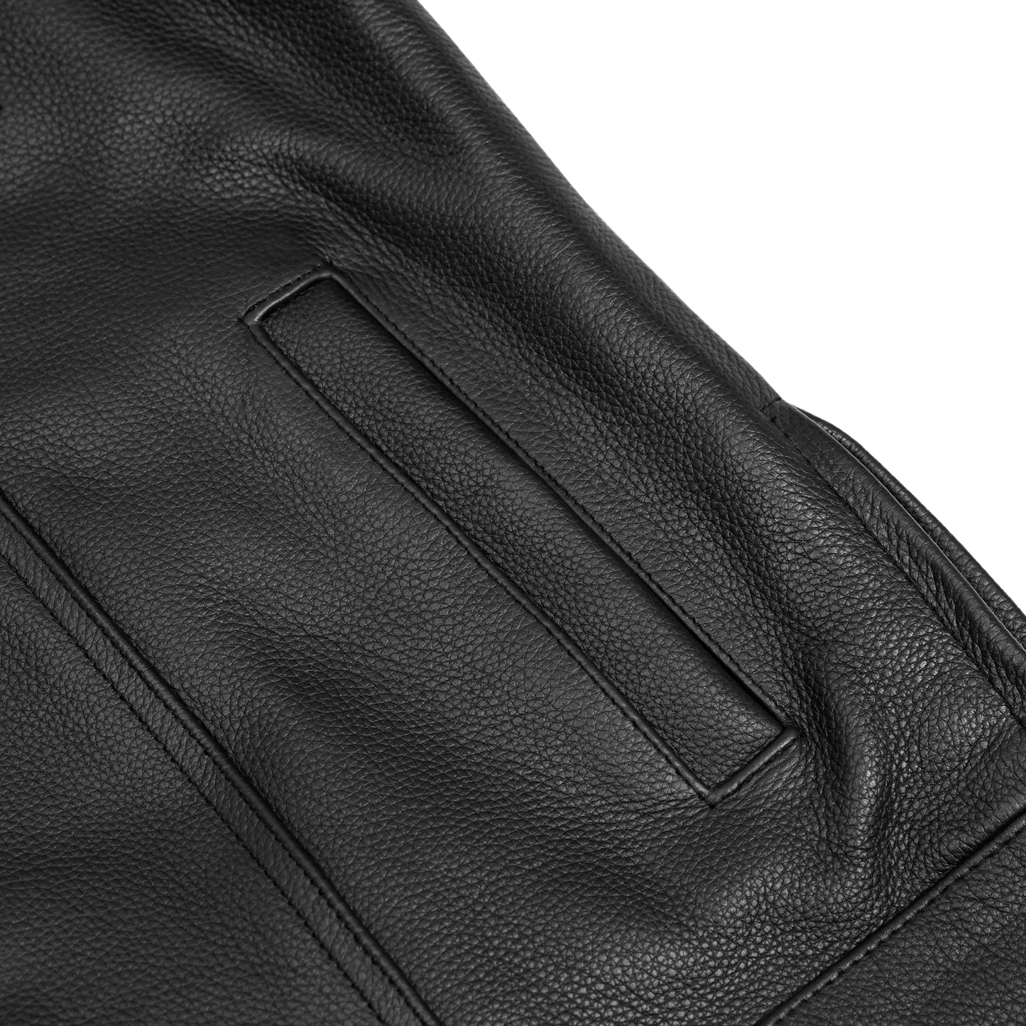 DS188 Upgraded Style Gun Pockets, Hidden 10'' Gun Metal Zipper, Side