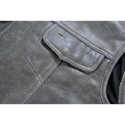 DS191V Concealed Snaps, Premium Naked Cowhide, Hidden Zipper, w/o Col