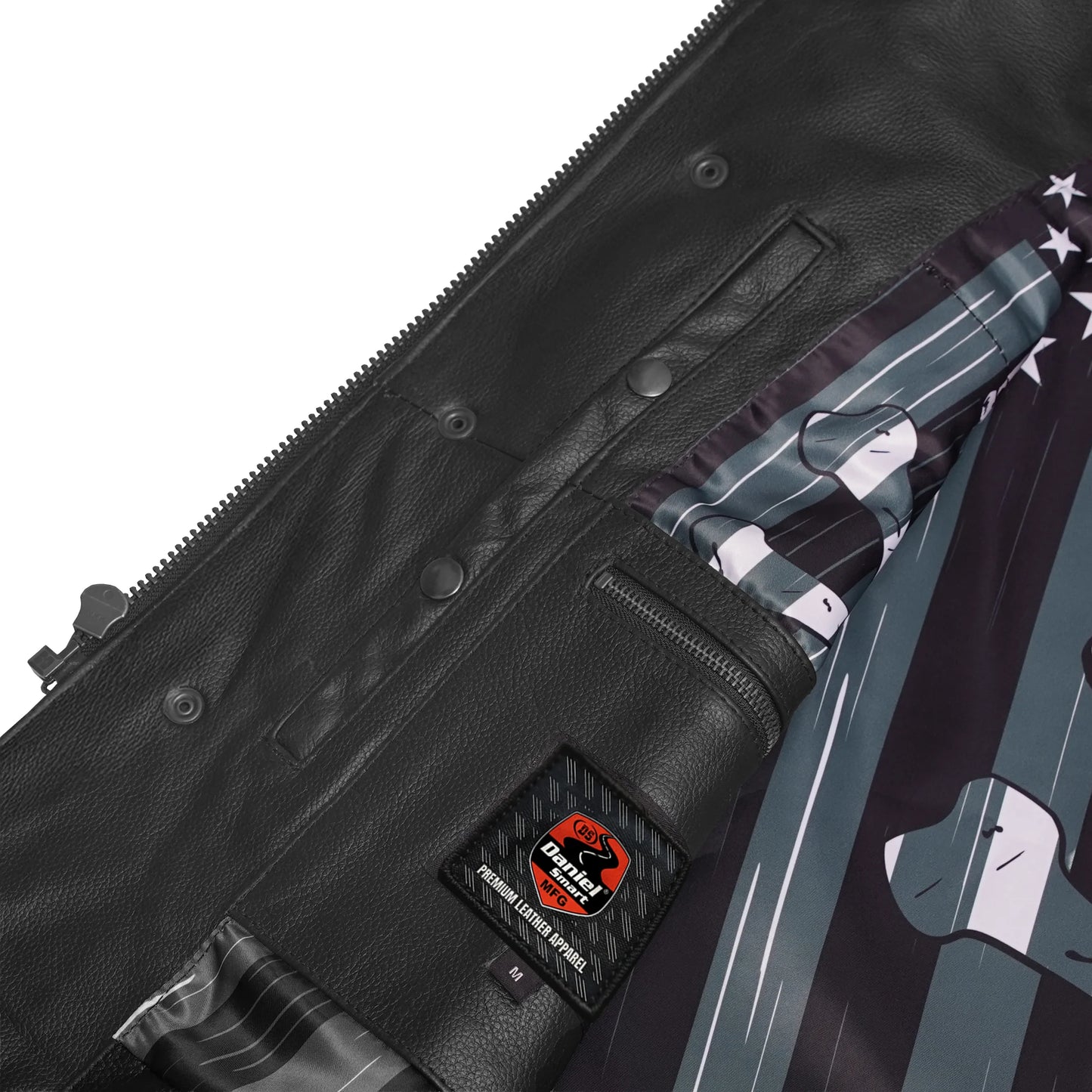 Blaze™ Men's Motorcycle Leather Vest