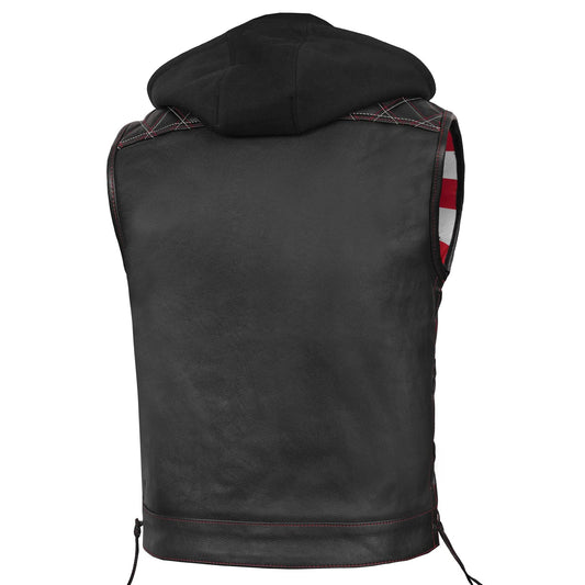 Redline™ Men's Motorcycle Leather Vest