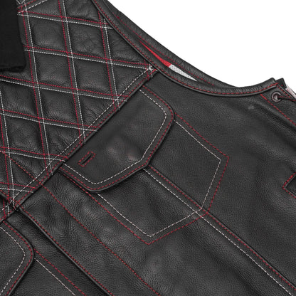 Redline™ Men's Motorcycle Leather Vest