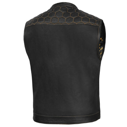Auric™ Men's Motorcycle Leather Vest