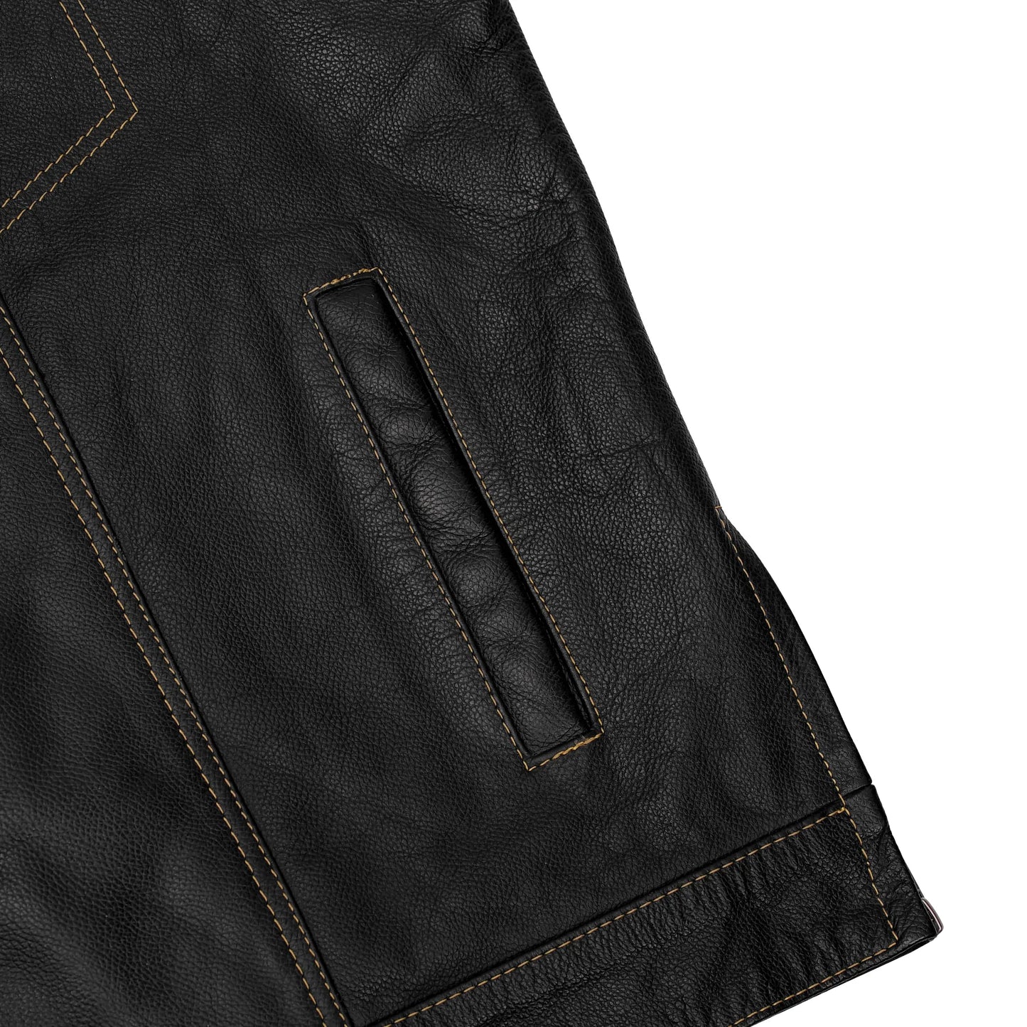 Auric™ Men's Motorcycle Leather Vest
