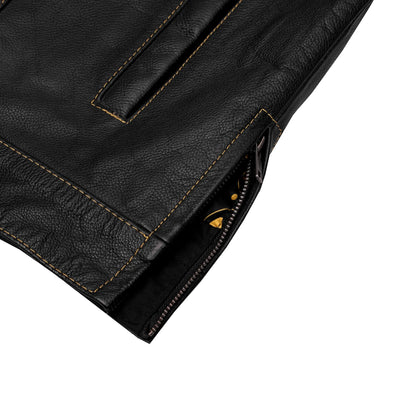 Auric™ Men's Motorcycle Leather Vest