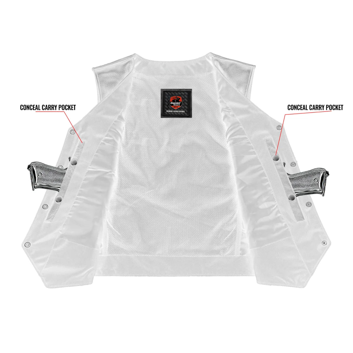 Revenge Ride Women's Leather Motorcycle Vest