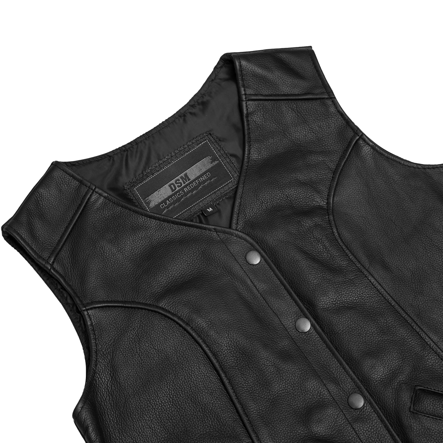 DS204 Women's Stylish Longer Body &frac34; Vest - Plain Sides