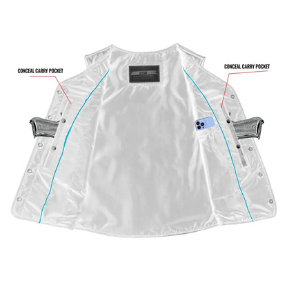 Glide™ Women's Leather Motorcycle Vest