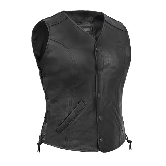 Lacera™ Women's Leather Motorcycle Vest