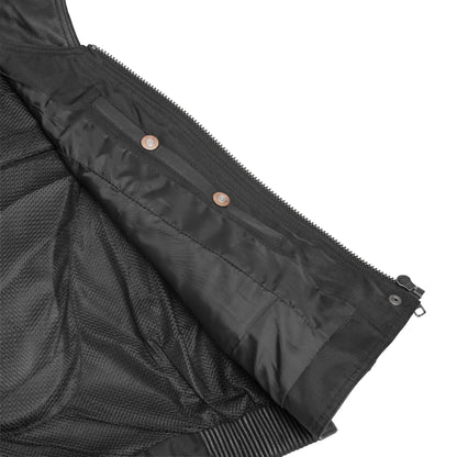 DS215 NoirFlex - Women’s Leather Motorcycle Vest