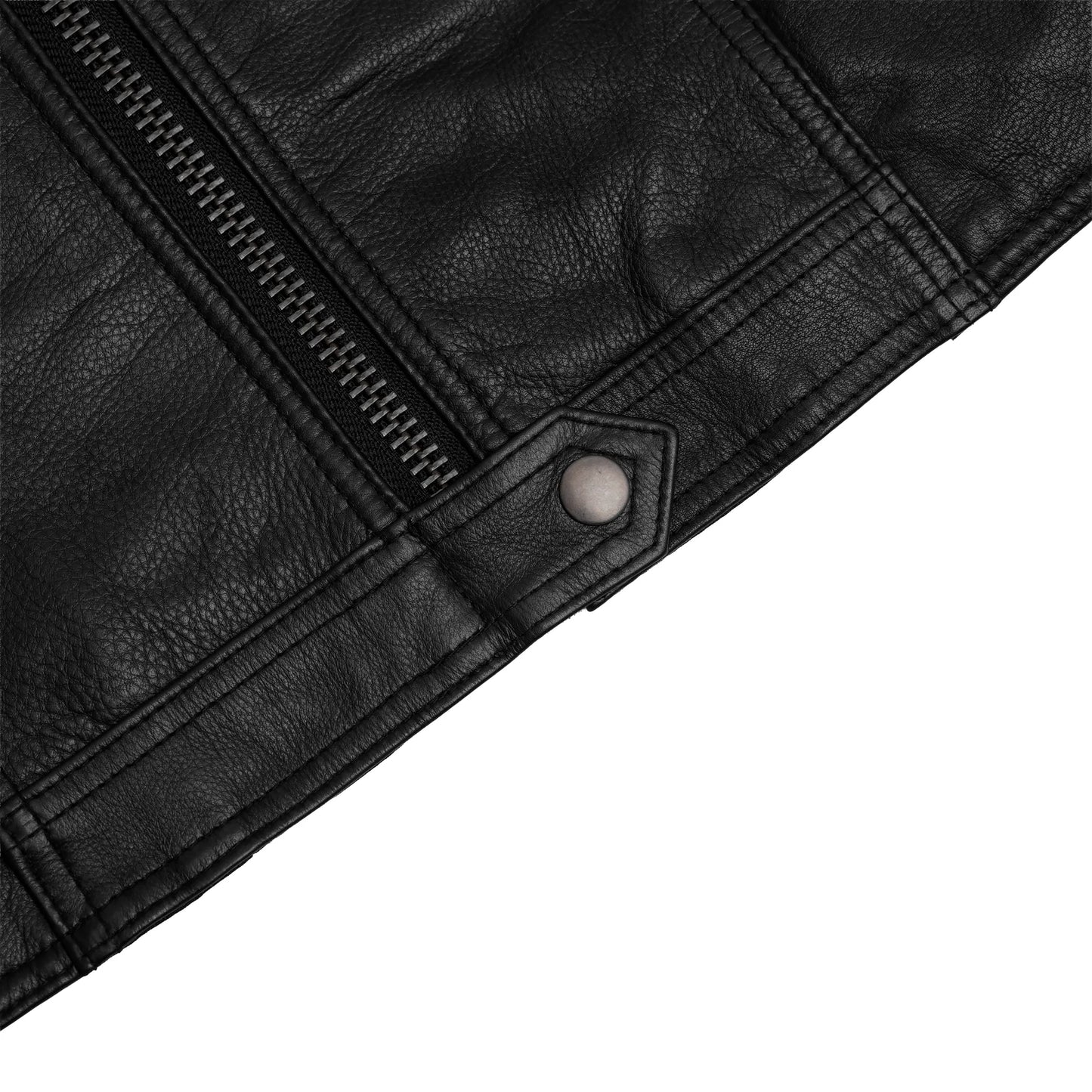 DS215 NoirFlex - Women’s Leather Motorcycle Vest