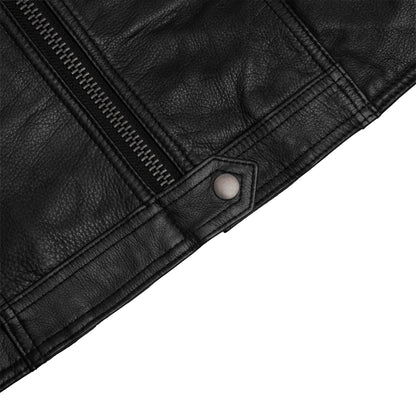 DS215 NoirFlex - Women’s Leather Motorcycle Vest