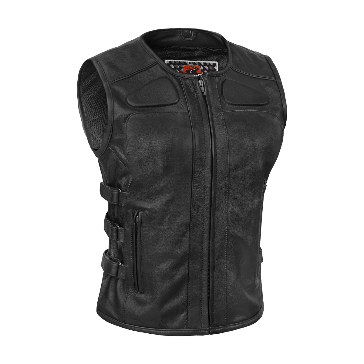 Evelyn - Women's Leather Motorcycle Vest